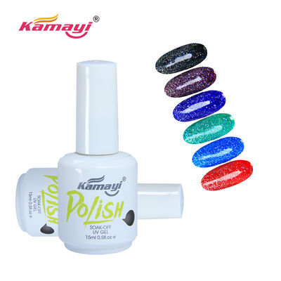 24 geles ULTRAVIOLETA del esmalte de uñas del neón de la resina de los colores LED 15ml