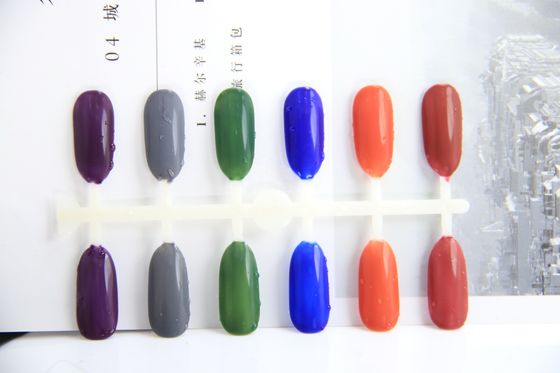 Color que cambia esmalte de uñas ULTRAVIOLETA del gel de la botella roja de 12ml 12pcs