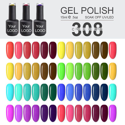 1000 colores 15ML se gelifican el esmalte de uñas para el profesional