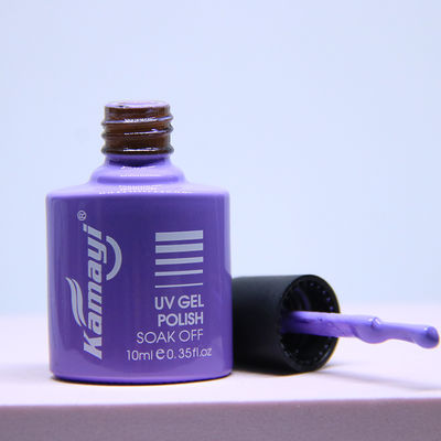 El alto púrpura sano brilla el esmalte de uñas ULTRAVIOLETA del gel duradero