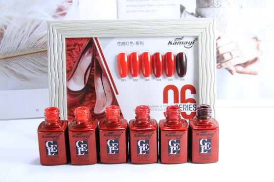 Clavo directo Kit Set del gel del color rojo Uv/Led del gel del esmalte de uñas de la fuente de la fábrica